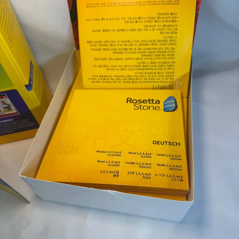 Rosetta Stone German Deutsch‎ Level 1 2 3 4 & 5 Complete Box Set 9781617160073